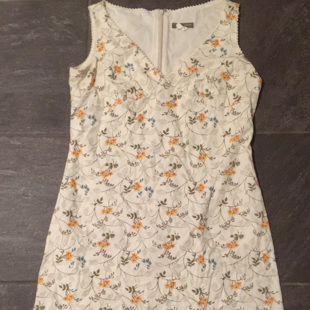 Above the knee floral j crew dress